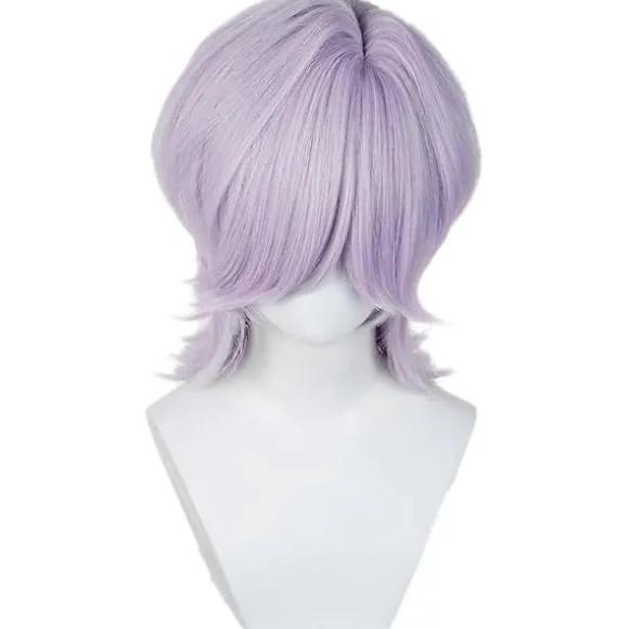 Kostume Parykker Cosplay til Børn, Rumi Mira Zoey Kostume Parykker Lilla Fletninger Paryk Halloween Cosplay Rekvisitter, Anime Cosplay Paryk H