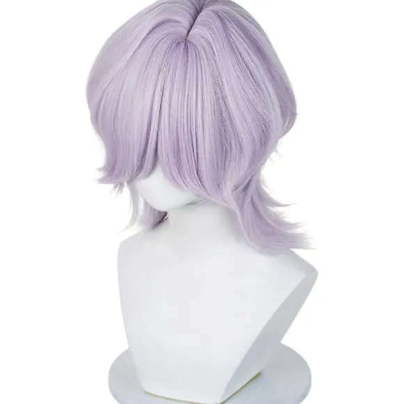Kostume Parykker Cosplay til Børn, Rumi Mira Zoey Kostume Parykker Lilla Fletninger Paryk Halloween Cosplay Rekvisitter, Anime Cosplay Paryk H