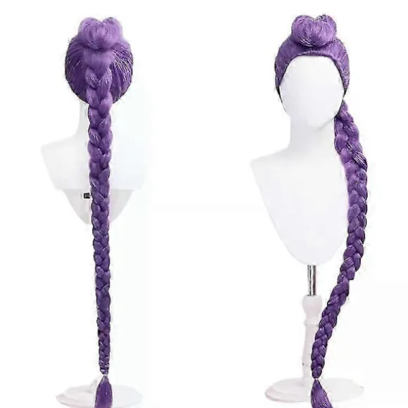 Kpop Cosplay Kostume Paryk Kvinder Piger Hvidt Læderdragt Halloween Karneval Fest Comic-con Rollespils Outfit Child 140