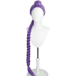 K-Pop Demon Hunters Kostume Sten Paryk Mira Zoe Realistisk Anime Cosplay Lilla Sten-FF- Purple Rumi