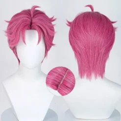 KPOP Dæmonjæger, Saja, dreng, HUNTR/X, flettet paryk, Rumira, Zoey, cosplay, Halloween, jul, HUNTRIX, Halloween, karneval, fest-Perfekt abby