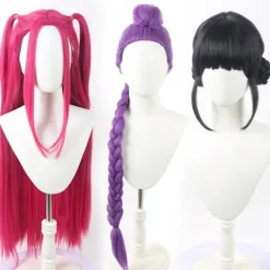 KPOP Hunters Mila Zoe Rumi Baby Cosplay Paryk Lang Varmebestandig A2