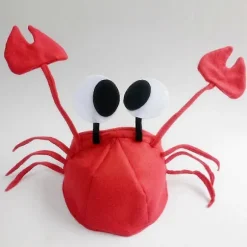Krabbehat - Havdyrhat - Fiskehat - Krebskostume - Underhavsfest - Lavet af Funny Party Hat-lingling}