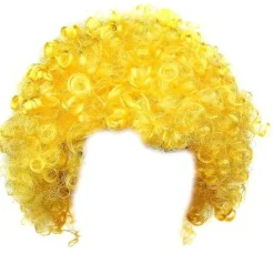 Krøllet Afro Paryk Fancy Dress Funky Paryk Diskotek Klovn Til Mænd Og Kvinder Fodbold Crday Gave