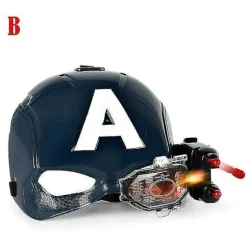 Kryc Marvel Avengers 4 Iron Man Captain America Maske Lys Lyd Åben Ansigt Hjelm Maske Til Børn Halloweenc A Thsidne