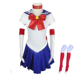 Kvindes Sailor Moon Kostume Cosplay Party Uniform Outfit Sæt Gave L M