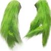 KZQ-Julegrønne Vanter Plys Grinch Vanter Jule Cosplay Kostume Tilbehør Karneval Ferie Julefrokost Favorit Gave