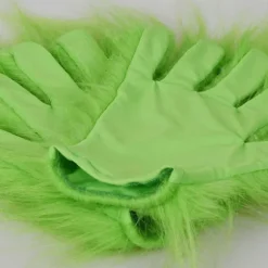 KZQ-Julegrønne Vanter Plys Grinch Vanter Jule Cosplay Kostume Tilbehør Karneval Ferie Julefrokost Favorit Gave