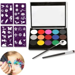 KZQ-Professionelt 36 Farver Ansigtsmalingssæt Makeup Palette - lager