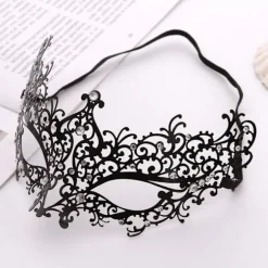 Lady Of Luck Kvinders Maskeradebold Blondermaske Sexy Venetian Maskerade Karneval