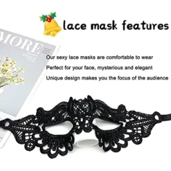 Lady of Luck Venetiansk Maske til Mænd Blonde Maske Venetiansk Mascara Pr