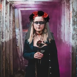 Lange Hovedbeklædningshandsker Horror Tema Kostume Tilbehør