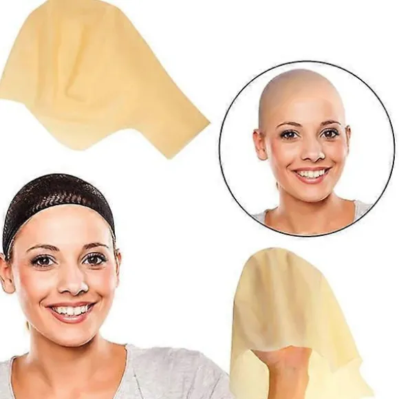 Latex Skaldede Hætter Paryk Hætte Tyk Skaldet Cosplay Hat Maskerade Makeup Kostume til Børn Voksne Halloweenfest