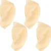 Latex Skaldepander til Voksne - 4 stk. Realistisk Skaldet Hoved Paryk Hætte til Kostume & Makeup