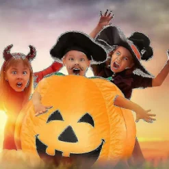 [LCS] Halloween Cosplay Græskar Oppusteligt Kostume Voksne Halloween Fest Sceneoptræden O