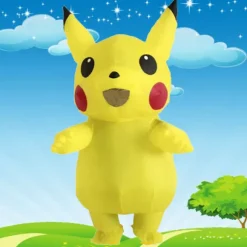 [LCS] Oppusteligt Pikachu-kostume til voksne og børn - Dukketøj, legetøj, dukkerekvisitter Snegl Specialmateriale Voksne 150-190cm Voksne 150-190cm Adults 150-190cm Alien Lake Blue | Fyndiq
