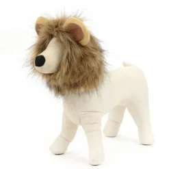 [LCS]Kæledyrskostume Kompatibel med Ferie Kat Hund Julehat Outfit - Løvemanke S