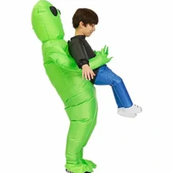 [LCS]Nabila Oppustelig Rumvæsen Kostume til Børn, til Halloween, Cosplay, Fint Kostume Grøn