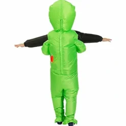 [LCS]Nabila Oppustelig Rumvæsen Kostume til Børn, til Halloween, Cosplay, Fint Kostume Grøn