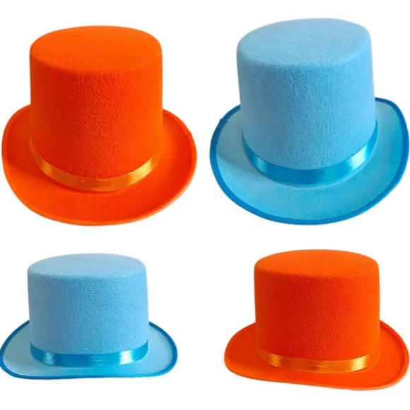 [LCS]Vintage Derby Hat Magician Kostume Cosplay Halloween Rekvisitter Festartikler Gentleman Ringmester Rolleleg Mænd Kvinder orange