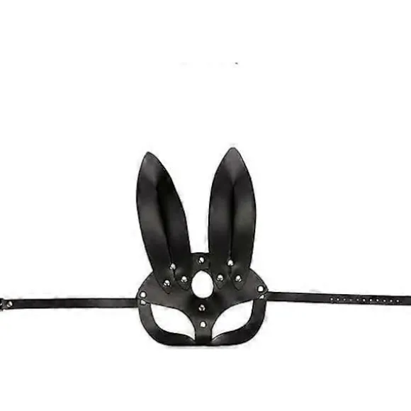 Læder Katte Maske til Kvinder Sexet Halvt Ansigt Øjenmaske Cosplay Kostume Rekvisitter Fest Maskerade Tilbehør