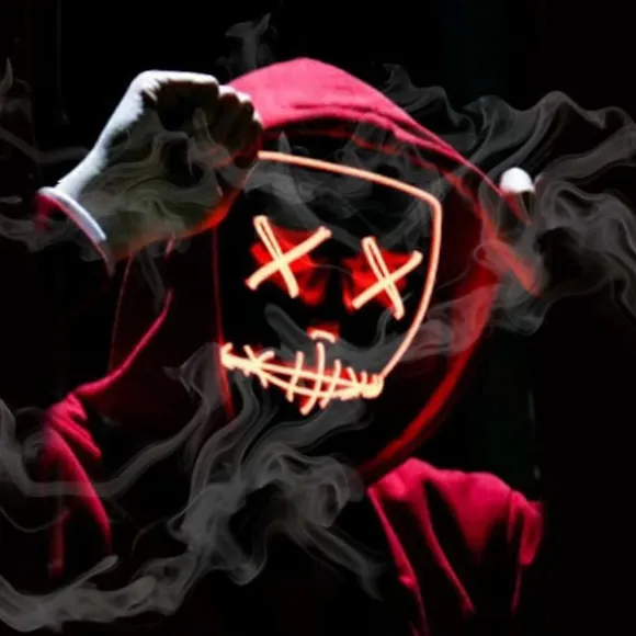 LED Hundemaske LED Ulvemaske Halloween Skræmmende Cosplay Realistiske Masker Til Halloween rekvisit GREEN