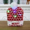 LED Lysende Hat Beanie Strikket Hue, Farverige LED Julebeanie