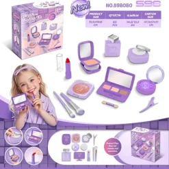Legetøjsmakeup til børn, makeupsæt til piger, uden svineri med opbevaringsboks (uden svineri, ingen væske) #1 #1