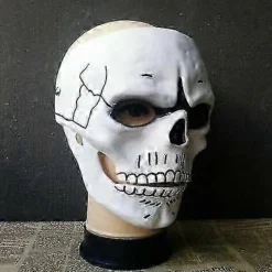 [LLC]Thull Maske Hvid De Dødes Dag Spøgelse James Fancy Kostume Bond Tilbehør