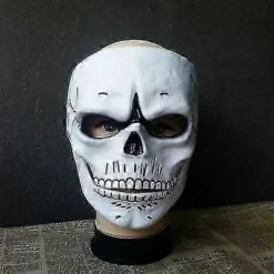 [LLC]Thull Maske Hvid De Dødes Dag Spøgelse James Fancy Kostume Bond Tilbehør