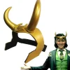 Loki 2 Horns Krone Elastisk Bånd Hornhjelm Party Cosplay Rekvisitter Fancy Dress Up