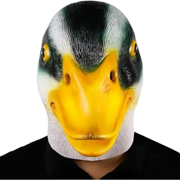 Luksuriøs Halloween-maske And Hovedmaske Latex Dyremaske Fancy D