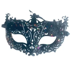 Luksuriøs venetiansk maske Kvinde Piger Sexet Fox Eye Maske F Guld ONESIZE Gold ONESIZE