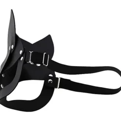 Luksus læder katte ræv maske til kvinder