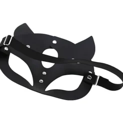 Luksus læder katte ræv maske til kvinder