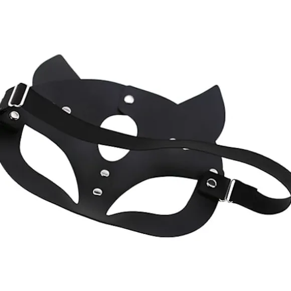 Luksus læder katte ræv maske til kvinder