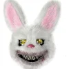 Lysende Halloween Maske Horror kanin Maske Skræmmende Halloween Maske-2025