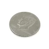 Magisk mønt i Half Dollar-stil – Sølvmetalrekvisit til fingerfærdighed, tricks og møntillusioner
