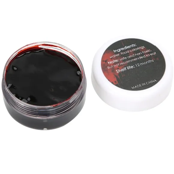 Makeup Blod Halloween Kostume Scene Sår Ar Falsk Blod Specialeffekt Makeup Blod