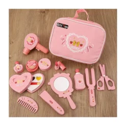 Makeup legetøj med taske Attraktiv glat overflade Sikker drømmende ny farverig pige rollespil simulering makeup kosmetisk legetøj fødselsdagsgave pink | Fyndiq