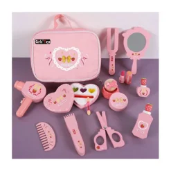 Make-up legetøj med taske Attraktiv glat overflade Sikker drømmeagtig ny farverig pige rolleleg simulation make-up kosmetisk legetøj fødselsdagsgave pink | Fyndiq