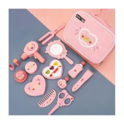Make-up legetøj med taske Attraktiv glat overflade Sikker drømmeagtig ny farverig pige rolleleg simulation make-up kosmetisk legetøj fødselsdagsgave pink | Fyndiq