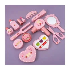 Make-up legetøj med taske Attraktiv glat overflade Sikker drømmeagtig ny farverig pige rolleleg simulation make-up kosmetisk legetøj fødselsdagsgave pink | Fyndiq