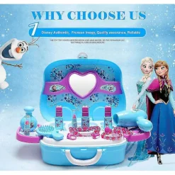 Makeupsæt Makeupsæt Legetøj Til Børn Pige Frost Makeuptaske