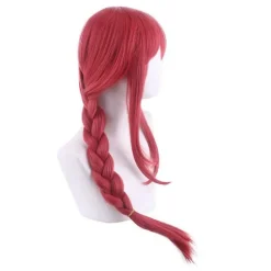 Makima Cosplay Paryk Til Anime Kostume (orange Rød), CJY