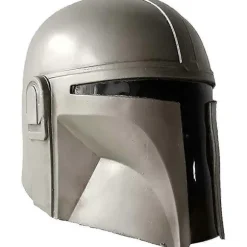Mandalorian Hjelm Fuld Hoved Latex Maske Film Cosplay Kostume Halloween Rekvisitter til Voksne Børn-Perfekt