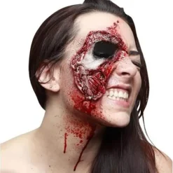 Maquillage FX - Disfrazzes - Zombie Øje - Latex - One Size - Multifarvet
