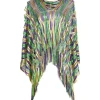 Mardi Gras Poncho Kostumetilbehør Mardi Gras Sjal Lilla Grøn Guld Sjal