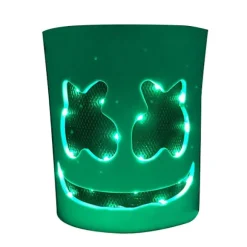 /#/Marshmello LED-maske DJ Cosplay-hjelm Marshmello-kostumemaske Lig/#/