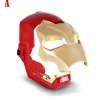 Marvel Avengers 4 Iron Man Captain America Maske Lys Lyd Hjelm Åben Mas